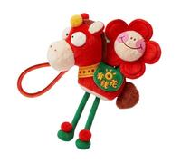 Colgante de peluche caballo | Talismán Pelouche Año del Caballo 2026,Charm suave en forma de muñeca de peluche,para bolso mochila adultos familia viaje al aire libre