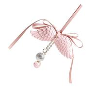 Colgante de Perfume para Coche Alas de Ángel Rosa para Espejo Retrovisor