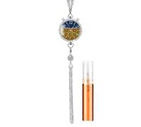 Colgante de perfume para coche, con forma de reloj, difusor de perfume de coche, ambientador de coche de larga duración, para espejos retrovisores para vehículos
