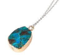 Colgante de piedra de mar genérico - de piedra preciosa de piedra, collar de moda natural | Colgante de mujer natural natural, Se référer au descriptif, , Consulte la descripción