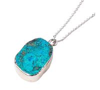 Colgante de piedra de mar genérico - de piedra preciosa de piedra, collar de moda natural | Colgante de mujer natural natural, Se référer au descriptif, , Consulte la descripción