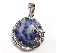 Colgante de piedra natural, joyería masculina femenina, colgante de péndulo de gema de cuarzo rosa ópalo de cuarzo para collar,sodalita