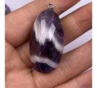 Colgante de piedra semipreciosa Natural, abalorios de ágata de cuarzo de sodalita irregular para fabricación de joyas, collares DIY,Morado oscuro