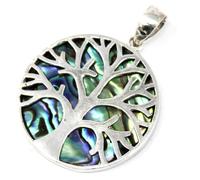 Colgante de Plata Árbol de la Vida 30mm - Abulón