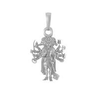 Colgante de plata de ley (92,5% de pureza) Dios Panchmukhi Hanuman para hombres y mujeres, medallón de plata pura para buena salud y riqueza, Clevio978-1