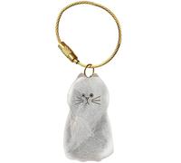 Colgante de recuerdo de pelo de gato | Llavero conmemorativo de mascotas para pelo de perro o gato | Accesorio de almacenamiento de larga duración para bolso, cartera, mochila | Llavero de regalo