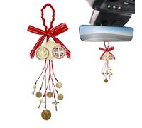 Colgante de San Benito | Decoración de pared protectora | Colgante católico para espejo retrovisor - para creyentes coleccionistas investigadores espirituales miembros de la iglesia casa puerta salón