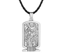 Colgante de talismán de dios egipcio vintage para hombres y mujeres collar Egipto Dios de la magia Sabiduría Thoth Amuleto de cabeza de ibis Regalos de joyería