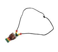 Colgante de Tambor Africano, Collar de Tambor Djembe de Madera, Colgante de Instrumento, Tambor Africano para Fiesta de Niños y Adultos