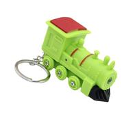 Colgante de tren, adorno decorativo, llavero de tren, cadena de coche con luz LED de sonido, llavero de tren con bolsa de sonido, cadenas de coche