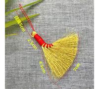 Colgante Del Carro De Bebé Mini Sorgo Semillero Pequeña Escoba Junto A La Cama Para Dormir Accesorios Del Coche(Colour:Rojo)