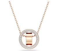 Colgante Dextera, Pavé, Blanco, Baño tono oro rosa OS