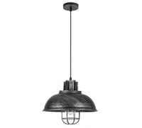 Colgante emu 1xe27 rustico-plata regx33x33 cm