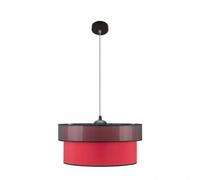 Colgante felix rojo con pantalla 1 luz fabrilamp