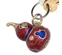 Colgante Feng Shui, Lucky Amulet Charm - Posteo de latón Feng Shui de la calabaza - Joyas de prosperidad, decoración del éxito de la prosperidad, accesorio de buena para la suerte de la riqueza