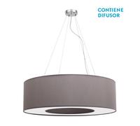 Colgante grande haiti 4xe27 cromoopo regx80x80 cm