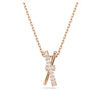 Colgante Hyperbola, Tallas mixtas, Nudo, Blanco, Acabado en oro rosa de 18 quilates OS
