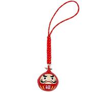 Colgante Japonés Afortunado Campanas Daruma Cadena Clave Riqueza Salud Fortuna Malvado Evitación De Símbolo De Mascota Regalos para Amigos