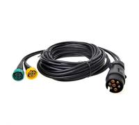 Colgante Juego de Cables Del Arnés 7 Polos 5 Metros 2x Bajonettverbinder para