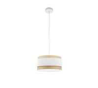 Colgante Kandy 1xe27 Natural/blanco Regx40x40 Cm