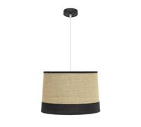 Colgante - lámpara colgante tipo saco, diseño negro, medidas de 40x40 cm, base E27, ideal para iluminar espacios modernos