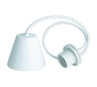 Colgante lámpara e-27 4 a 250 v color blanco electro dh. 12.099 84305
