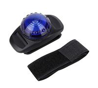 Colgante LED antipérdida para Mascotas, luz para Collar de, Etiqueta de Seguridad Luminosa LED de Alto Brillo con Correa mágica, Colgante Nocturno Reflectante de plástico ABS (Azul)