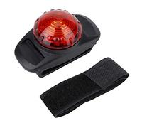 Colgante LED antipérdida para Mascotas, luz para Collar de, Etiqueta de Seguridad Luminosa LED de Alto Brillo con Correa mágica, Colgante Nocturno Reflectante de plástico ABS (Roja)