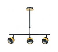 Abrila Beethoven Negro / Oro - Lámpara Moderna 3Xgu10