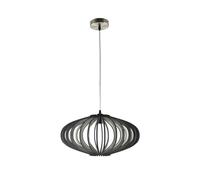 Fabrilamp colgante sapelli 1xe27 madera café 45d
