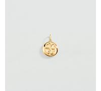 Colgante Medallón Trébol - Dorado - Talla Única - Aleación metal con baño de oro 750/1000 - Agatha Paris