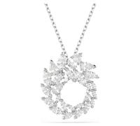 Swarovski Mesmera Colgante, Talla Marquesa, Blanco, Baño De Rodio