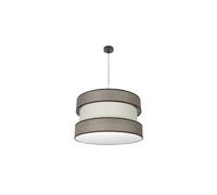 Colgante marron modelo home 3luces marron-beis fabrilamp
