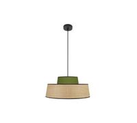Fabrilamp colgante verde/natural modelo jia 1luz