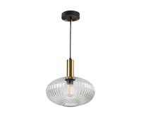 Colgante metal color negro serie norma 30cm