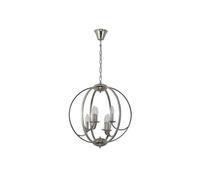 Colgante metal color niquel serie narciso 51cm