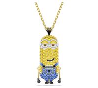 Colgante Minions Kevin, Pavé, Multicolor, Acabado en oro de 18 quilates OS