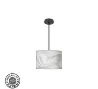 Abrila Moda Negro/Ola Gris - Colgante Moderno 1Xe27 30 Cm