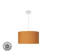 Colgante moda 2xe27 blanco/naranja regx40x40 cm c/difusor