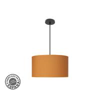 Colgante moda 2xe27 negro/naranja regx40x40 cm c/difusor