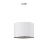 Colgante modelo chanza de pantalla blanca fabrilamp