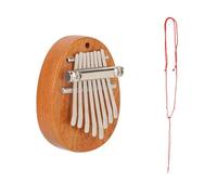 Colgante musical de 8 teclas con forma de corazón de kalimba exquisito, profesional, accesorios de regalo, piano, piano de dedo para niños, tambor de bolsillo, acrílico para piano, instrumentos,