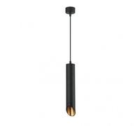 Colgante nakhon 1xgu10 negro/oro regx5,3x5,3 cm