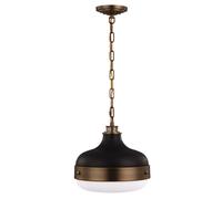 Colgante Negro Latón Metal Cristal Redondo Pendelleuchte Cocina Comedor Canilla