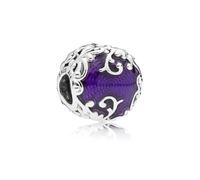Colgante Pandora Belleza Real 797607EN13 Plata Esmaltado Violeta Nuevo Original