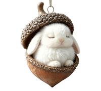 Colgante para árbol de Navidad - Colgante plano de animales festivos y decoración, adornos de árbol de Navidad hechos de acrílico - Para la decoración del lugar de trabajo, dormitorio, cocina, así