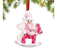 Colgante Para Árbol De Navidad - Decoración Navideña para Habitación Infantil | Primer Colgante de Árbol de Navidad | Para Hogar Guardería Hotel Dormitorio Sala De Estar Jardín Patio Balcón Patio