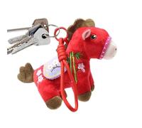 Colgante para Bolso en Forma de Caballo - Suave Peluche Cosido a Mano Como Recuerdo | Llavero Creativo de Caballo 2026 - Para Regalo Familiar Y Personal Decoracion De Fiestas Viajes Hogar Ano Nuevo Sa