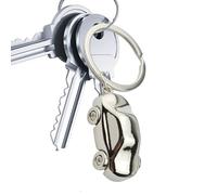 Colgante para llave de coche, llavero creativo modelo 3D, elegante cadena de metal exquisita, accesorios, para amantes