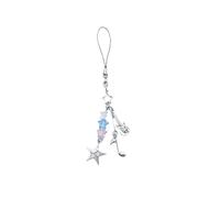 Colgante para móvil - RNCYN - Rosa fresa - Mariposa - Estrella azul - Plástico - Accesorio para teléfono